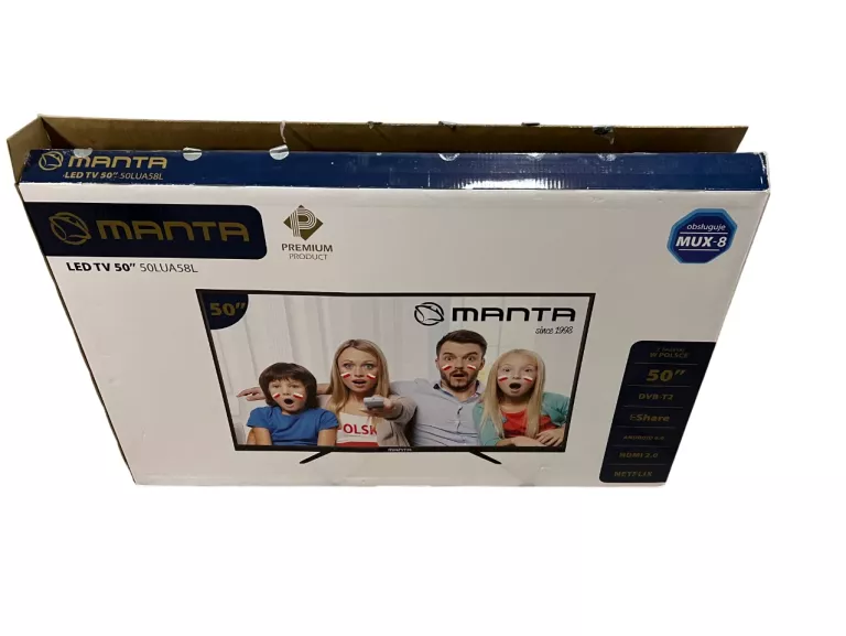 TELEWIZOR MANTA 50LUA58L 50 CALI / PUDEŁKO
