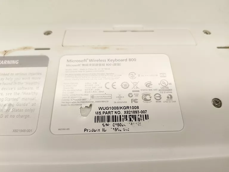 KLAWIATURA MICROSOFT WIRELESS DESKTOP 800 + MYSZ