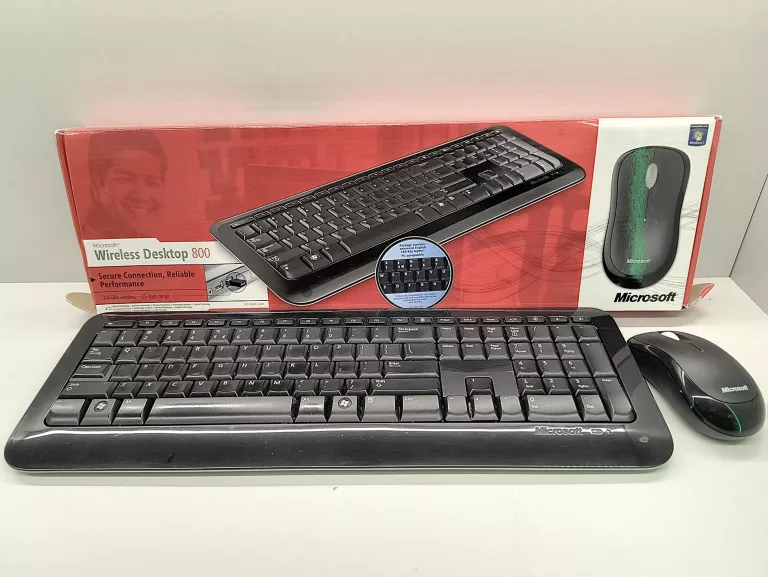 KLAWIATURA MICROSOFT WIRELESS DESKTOP 800 + MYSZ