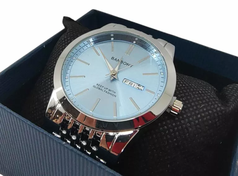 zegarek-meski-na-bransolecie-banbony-niebieska-tarcza-stan-11323-238058