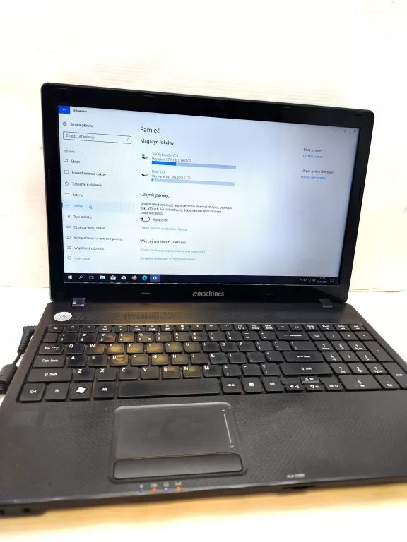 LAPTOP EMACHINES E732 SERIES ZRDB 4GB RAM WIN 10 HOME PROCESOR INTEL PENTI