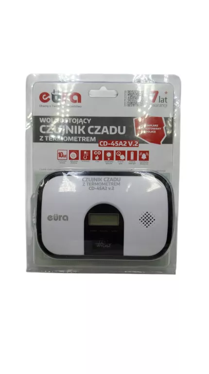 WOLNOSTOJĄCY CZUJNIK CZADU - EURA CD-45A2 V.2
