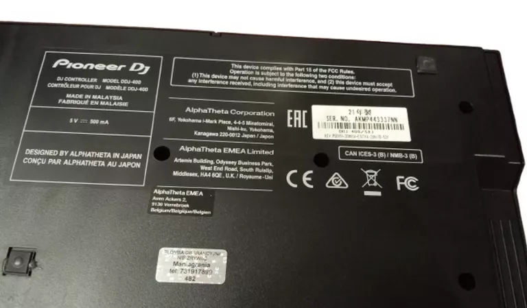 KONSOLA DJ PIONEER DDJ-400 - KONTROLER REKORDBOX