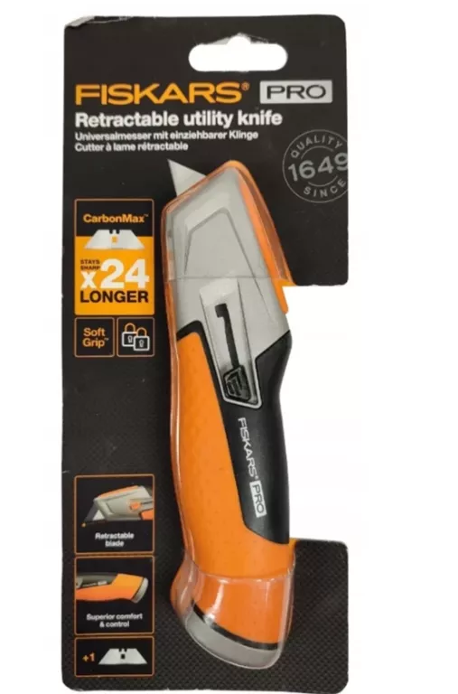 NÓŻ UNIWERSALNY FISKARS PRO UTILITY KNIFE 1061192 WYSUWANE OSTRZE