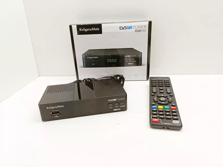 TUNER DVB-T, DVB-T2 KRUGER MATZ HEVC H.265