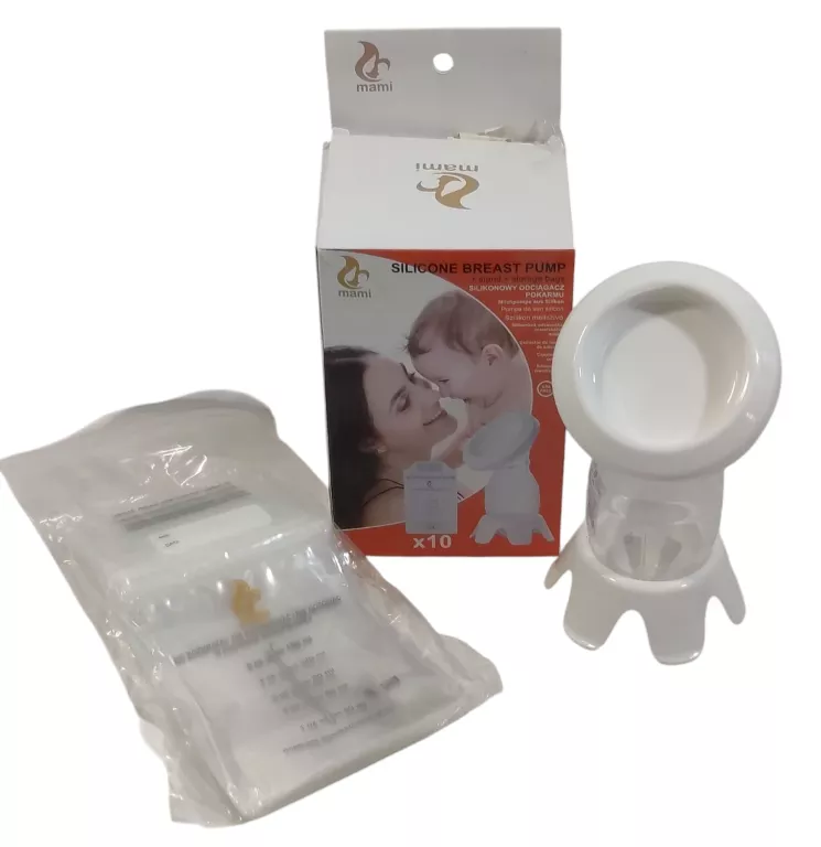 SILIKONOWY ODCIAGACZ POKARMU MAMI