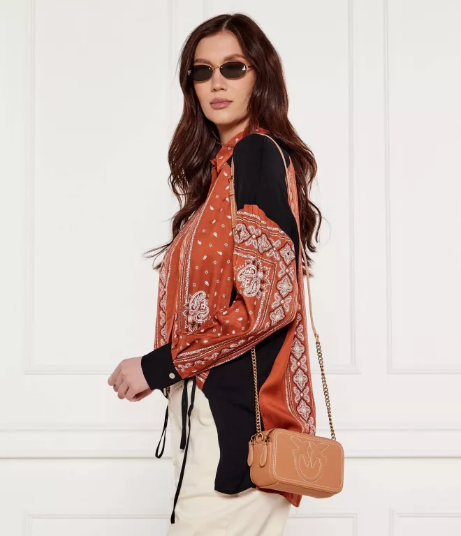TOREBKA PINKO CARRIE CAMERA CASE MINI PELLE