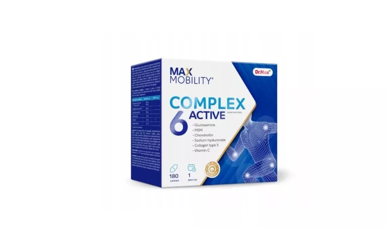 DR. MAX MAX MOBILITY COMPLEX 6 ACTIVE 180 TABLETEK SUPLEMENT DIETY