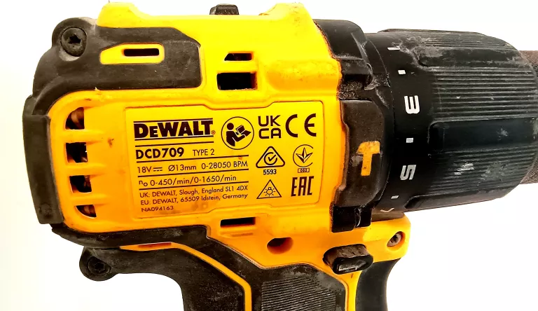 WKRĘTARKA DEWALT DCD709 + AKU ŁADOWARKA 2023 ROK BEZSZCZOTKOWA