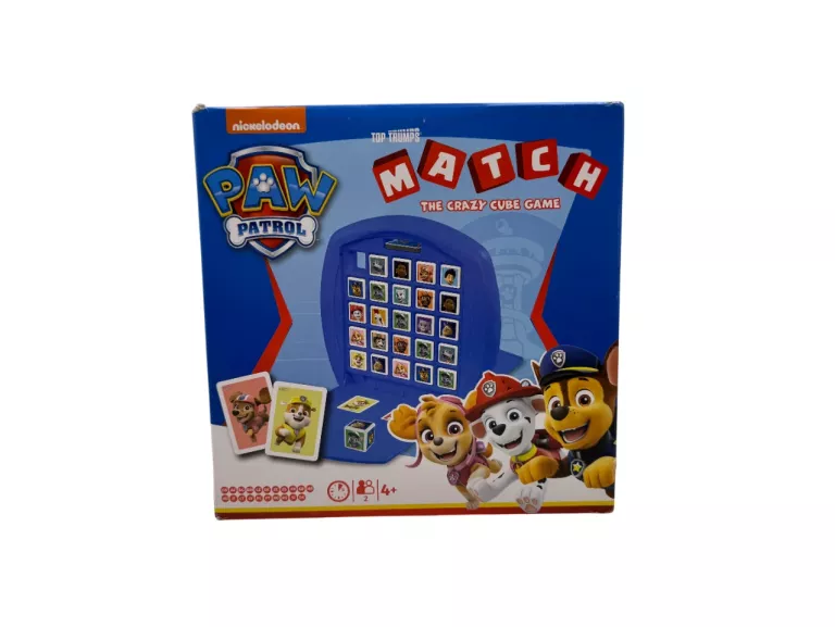 GRA ZGADNIJ KTO TO WINNING MOVES PAW PATROL MATCH THE CRAZY CUBE GAME