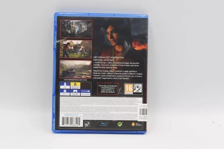 GRA UNCHARTED ZAGINIONE DZIEDZICTWO PLAYSTATION 4