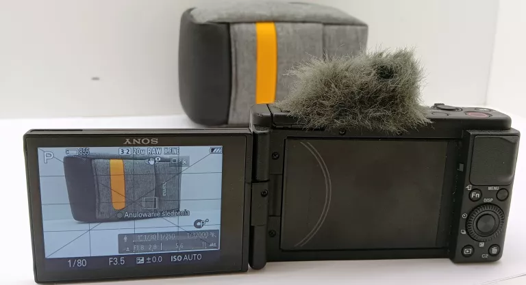 APARAT SONY ZV-1 3 BATERIE, ŁADOWARKA, ETUI