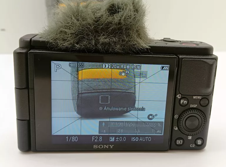 APARAT SONY ZV-1 3 BATERIE, ŁADOWARKA, ETUI