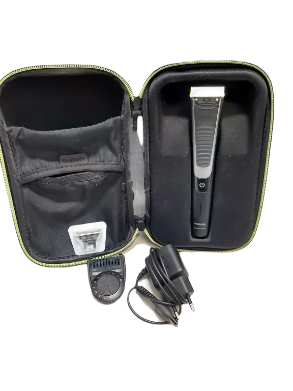 GOLARKA PHILIPS ONEBLADE QP6510 ZESTAW ŁADOWARKA ETUI