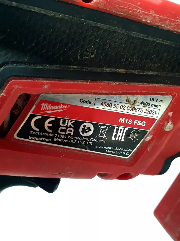 WKRĘTARKA DO SUCHEJ ZABUDOWY MILWAUKEE M18 FSG Z MAGAZYNKIEM