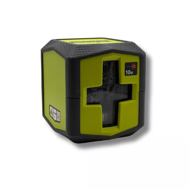 RYOBI LASER KRZYŻOWY RBCLLR1 CZERWONA WIĄZKA 10M POZIOMICA LASEROWA 3MM