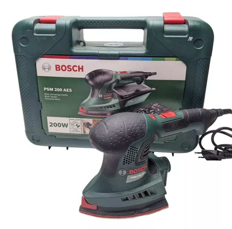 SZLIFIERKA WIELOFUNKCYJNA BOSCH PSM200AES Z WALIZKĄ