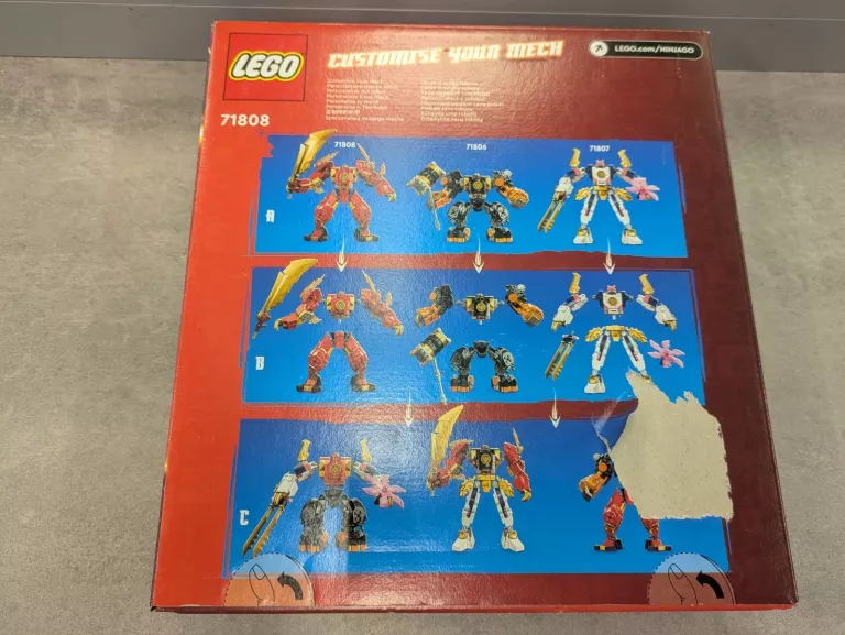 LEGO NINJAGO MECH ŻYWIOŁU OGNIA KAIA 71808
