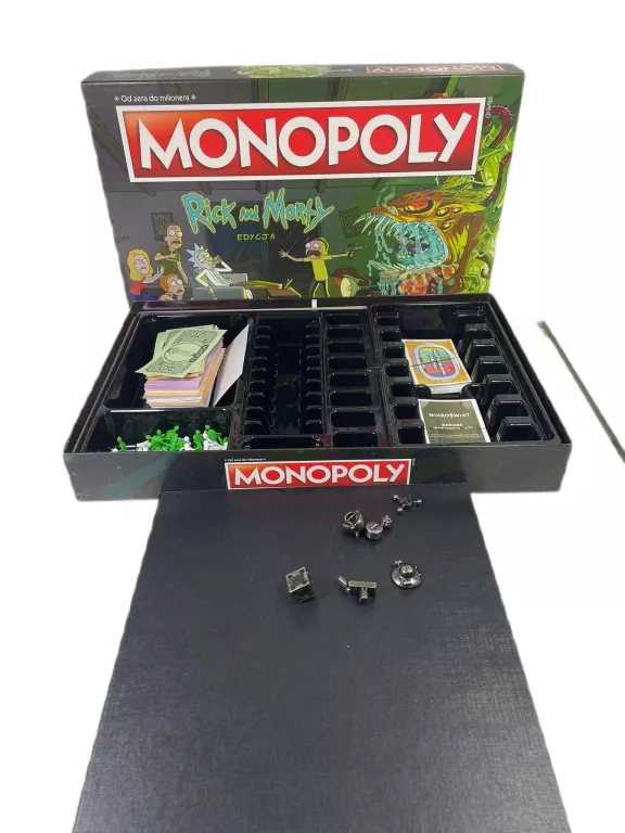 GRA PLANSZOWA WINNING MOVES MONOPOLY RICK I MORTY WERSJA PL KOLEKCJA