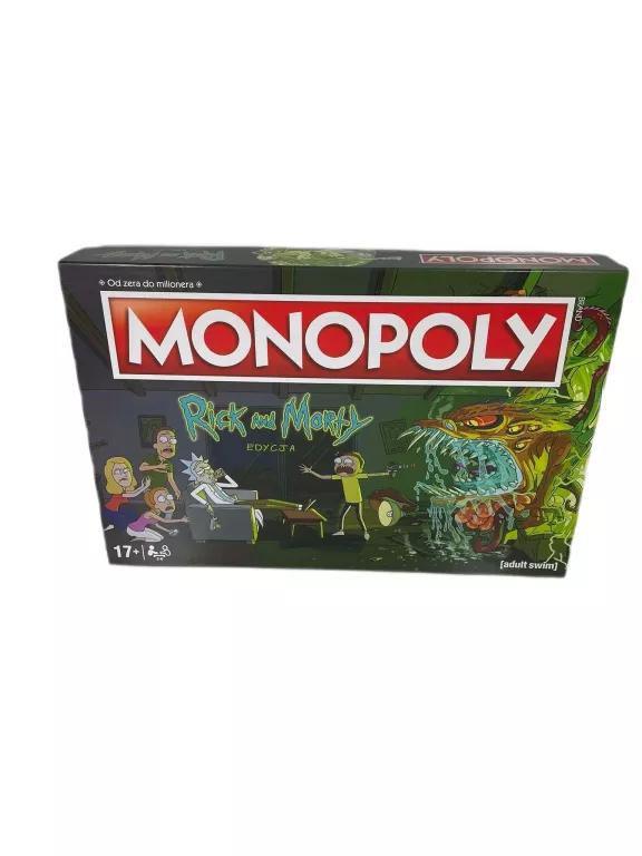 GRA PLANSZOWA WINNING MOVES MONOPOLY RICK I MORTY WERSJA PL KOLEKCJA