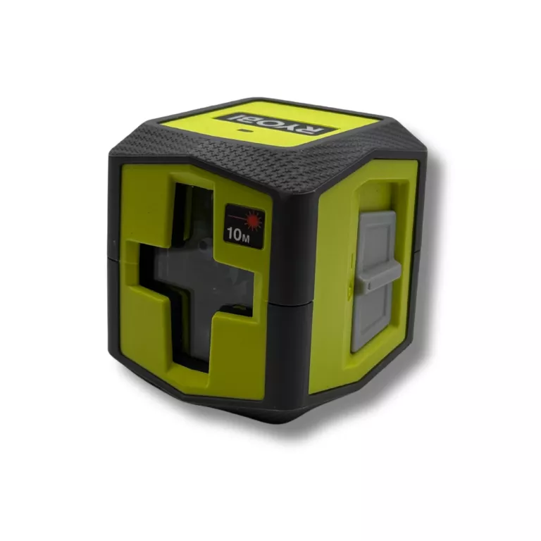 RYOBI LASER KRZYŻOWY RBCLLR1 CZERWONA WIĄZKA 10M POZIOMICA LASEROWA 3MM