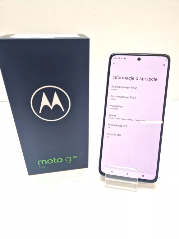 SMARTFON MOTOROLA MOTO G82 5G 6 GB / 128 GB 5G SZARY