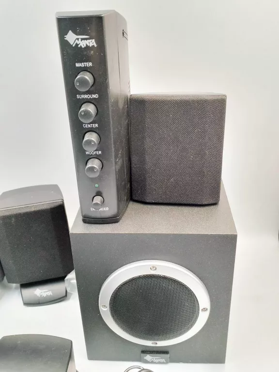 GŁOŚNIKI MANTA HOME THEATER SYSTEM MM 1500 5.1 KOMPLET
