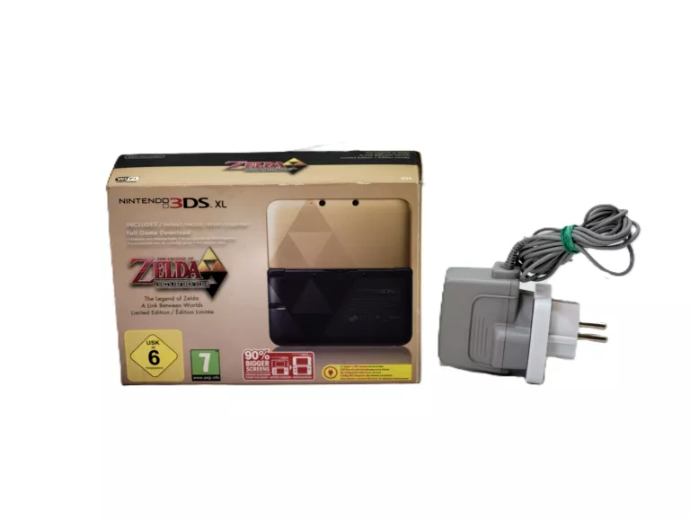 KONSOLA NINTENDO 3DS XL EDYCJA THE LEGEND OF ZELDA A LINK BETWEEN WORLDS