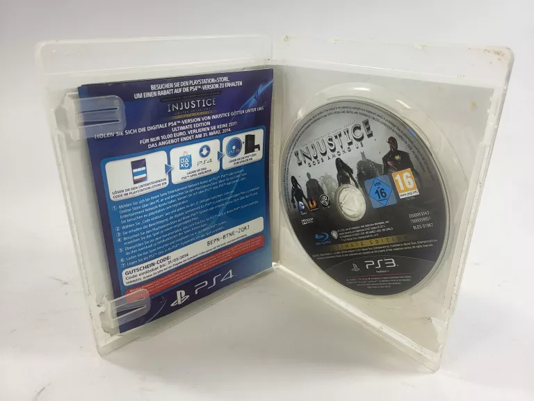 GRA NA KONSOLĘ SONY PLAYSTATION 3 INJUSTICE GODS AMONG US