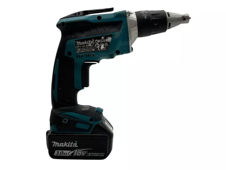 WKRĘTARKA AKUMULATOROWA DO REGIPSÓW MAKITA DFS452 18V + AKU 3.0 AH