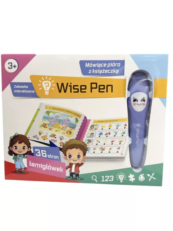 MÓWIĄCE PIÓRKO Z KSIĄŻECZKĄ WISE PEN +3