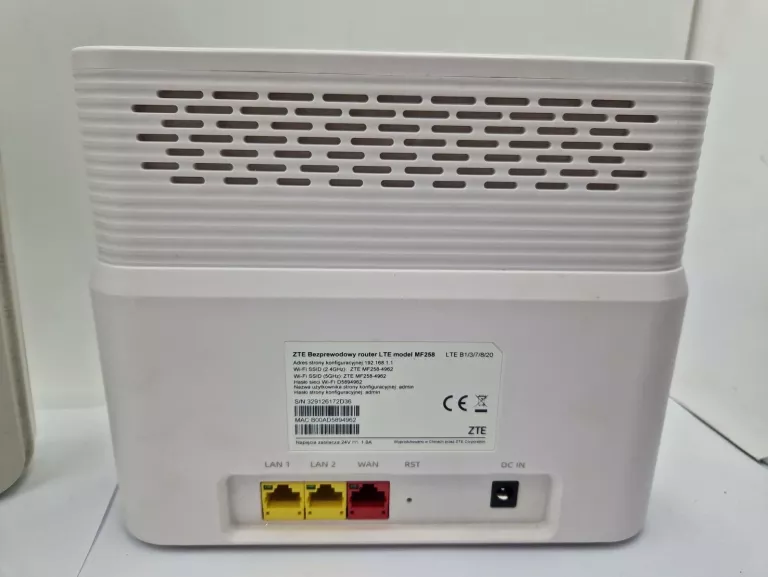 ROUTER Z ANTENĄ ZEWNĘTRZNĄ ZTE MF258 KOMPLET