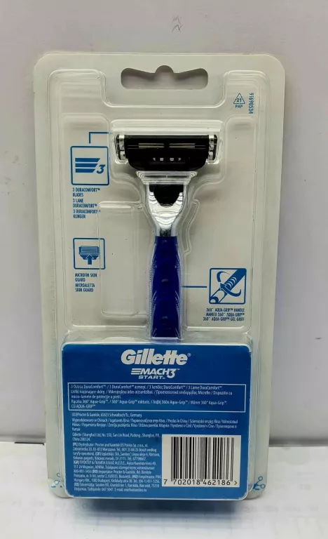 MASZYNKI GILLETTE MACH 3 START PLUS 2 WKŁADY