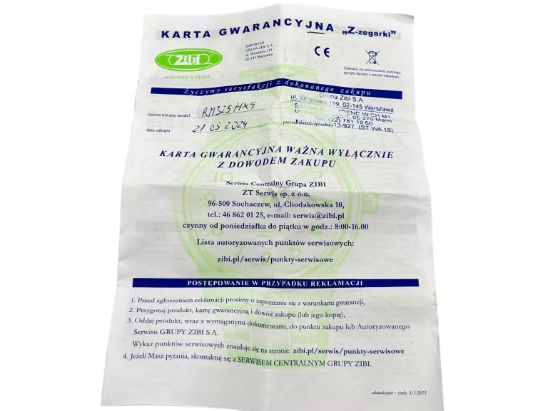 ZEGAREK MĘSKI LORUS RM325HX-9+GWARANCIA
