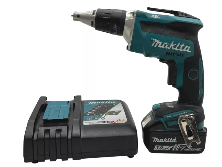 WKRĘTARKA AKUMULATOROWA DO REGIPSÓW MAKITA DFS452 18V + AKU 3.0 AH