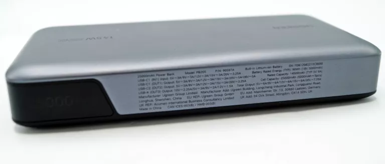 UGREEN POWERBANK BATERIA PRZENOŚNA 2X USB-C 25000MAH QC PD 3.1 145W
