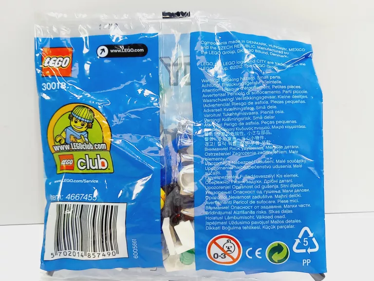LEGO 30018 CITY - SAMOLOT POLICYJNY