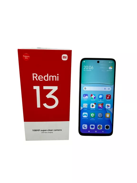 SMARTFON XIAOMI REDMI 13 6/128GB OCEAN BLUE – UŻYWANY, NIE NA RATY
