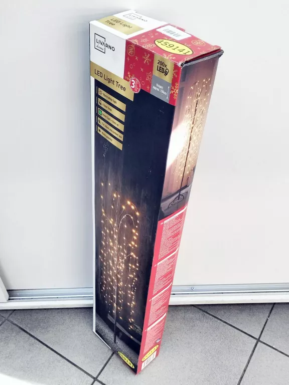 LIVARNO HOME STOJĄCA LAMPA LED LIGHT TREE KOMPLET
