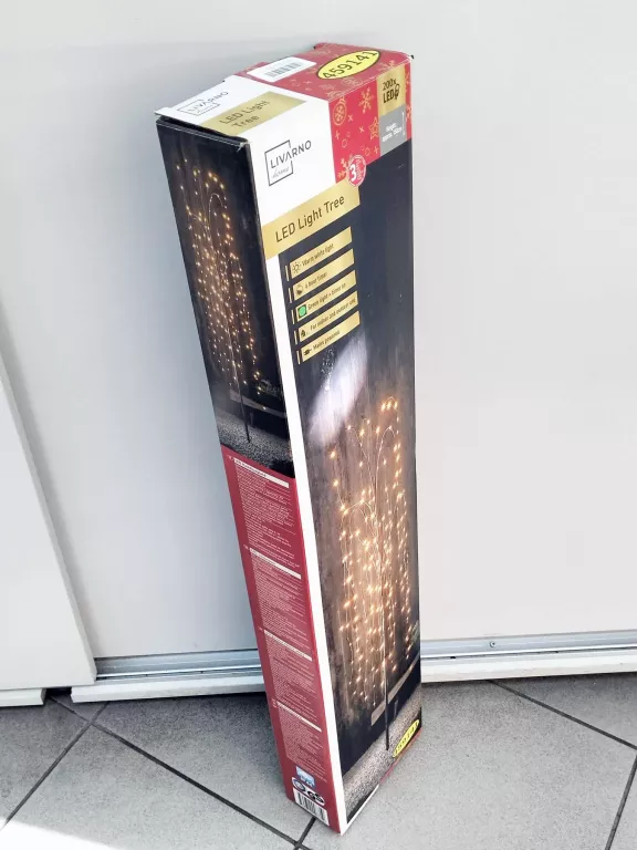 LIVARNO HOME STOJĄCA LAMPA LED LIGHT TREE KOMPLET