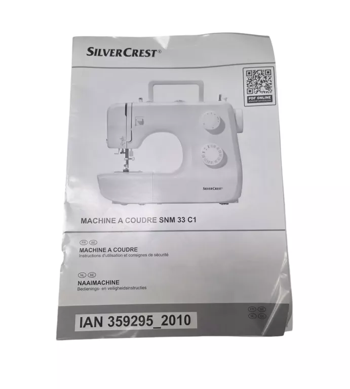 MASZYNA DO SZYCIA SILVERCREST SNM 33 C1