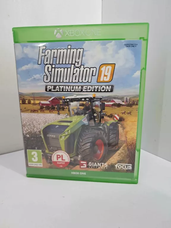 GRA XBOX ONE FARMING SIMULATOR 19 PLATINUM EDITION