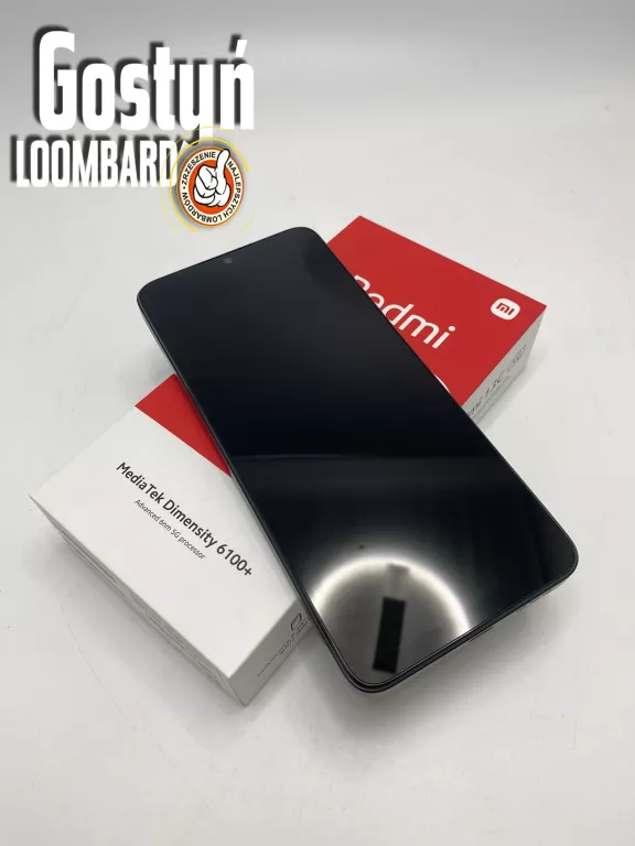 SMARTFON XIAOMI REDMI 13C 4 GB / 128 GB 5G (LTE) CZARNY KOMPLET!