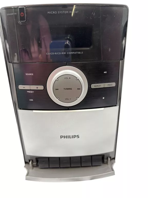 MIKROWIEŻA PHILIPS MC147/12 FM/CD/TAPE + PILOT