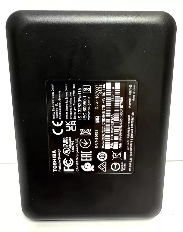 DYSK PRZENOŚNY TOSHIBA CANVIO BASICS 2TB