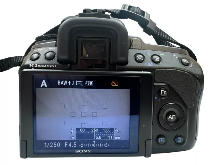 APARAT SONY ALFA A550 DSLR-A550 + SONY DT 18-55MM SAL1855 10912 ZDJĘĆ