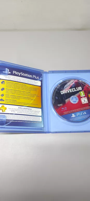 GRA NA PS4 DRIVECLUB