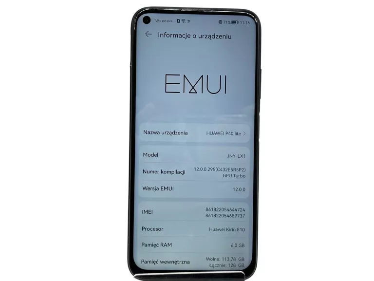 SMARTFON HUAWEI P40 LITE 6 GB / 128 GB 4G (LTE) CZARNY
