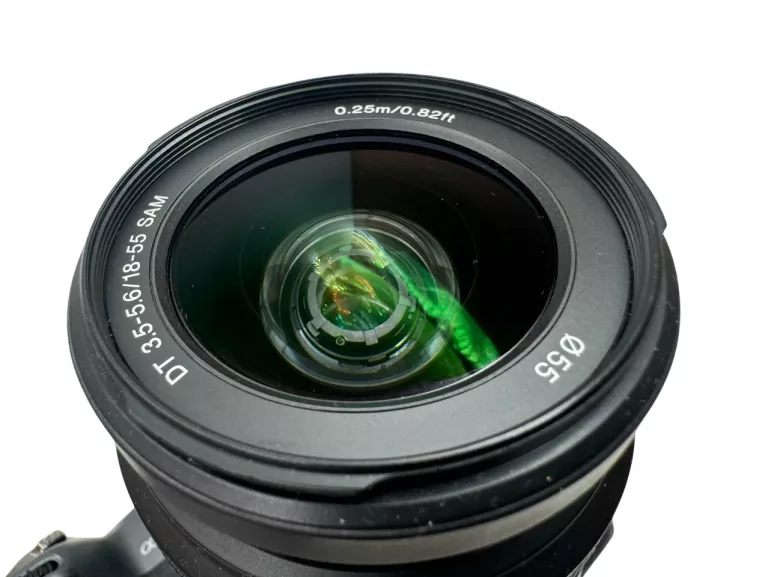APARAT SONY ALFA A550 DSLR-A550 + SONY DT 18-55MM SAL1855 10912 ZDJĘĆ