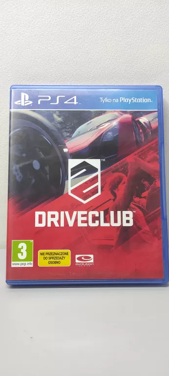 GRA NA PS4 DRIVECLUB